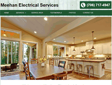Tablet Screenshot of meehan-electrical-services.com